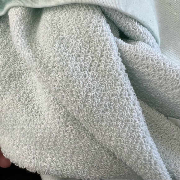 Zella Jamie Space Dye Crew Neck Long Sleeve Sweatshirt Teal Morn Women’s S - Picture 11 of 12